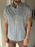 Chemise Rayé en lin style OLD MONEY