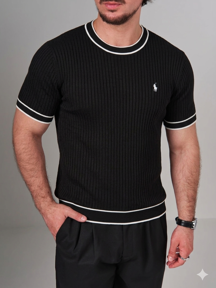 Polo T-shirt en maille Riviera