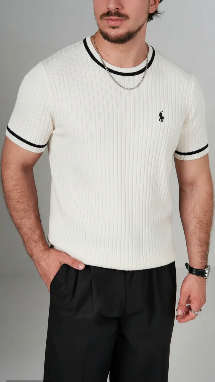 Polo T-shirt en maille Riviera
