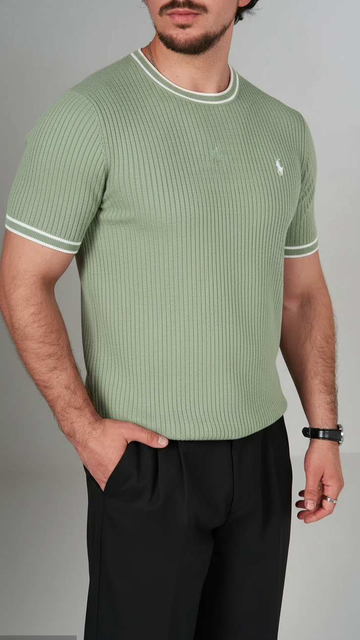 Polo T-shirt en maille Riviera