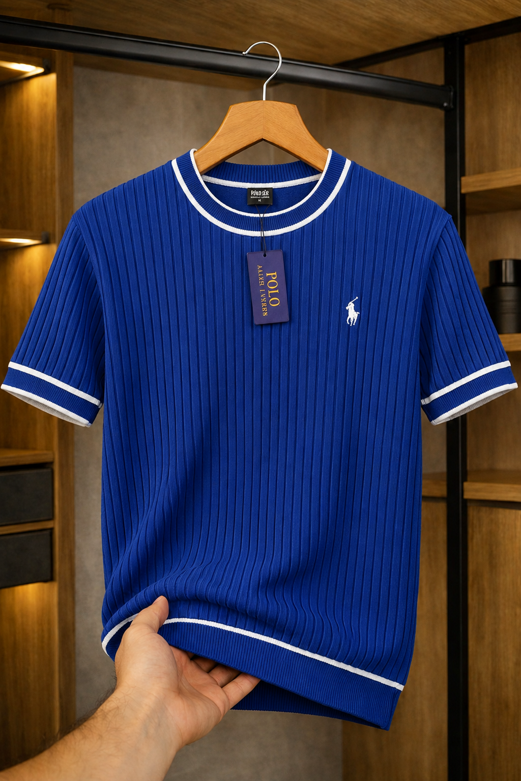 Polo T-shirt en maille Riviera