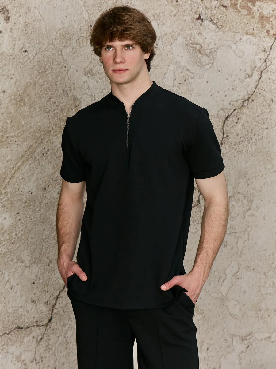 Ensemble Zippé Milano — T-shirt & Short Assorti